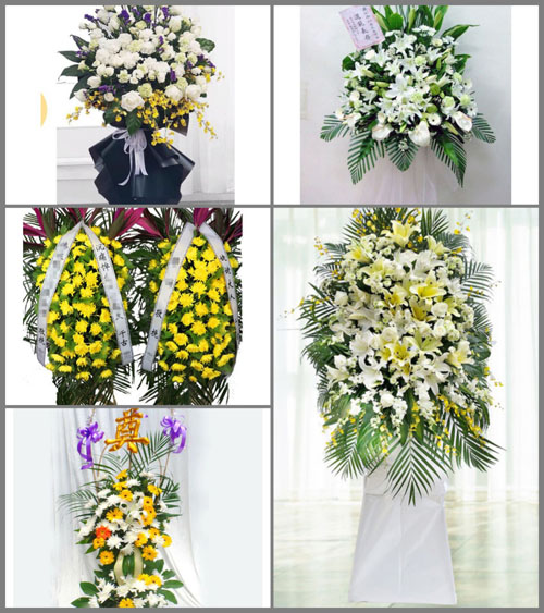 广东广州市花都区花东镇水口营村白事花篮预定